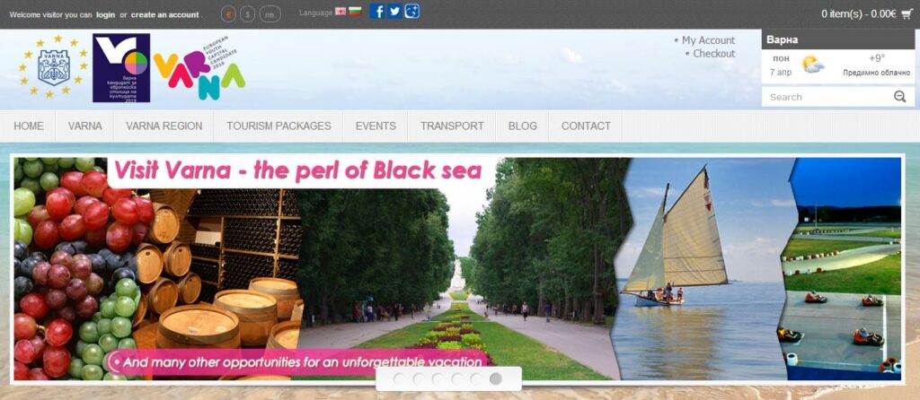 Tourism Varna Web Design Seo - Туризъм Във Варна | Varna.tourism-Bg.eu | Web Design | Seo Optimization