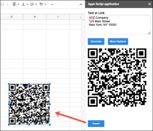 Qrcodemakerinsert Googlesheetsqrcode - Как Да Си Направя Безплатно Qr Код