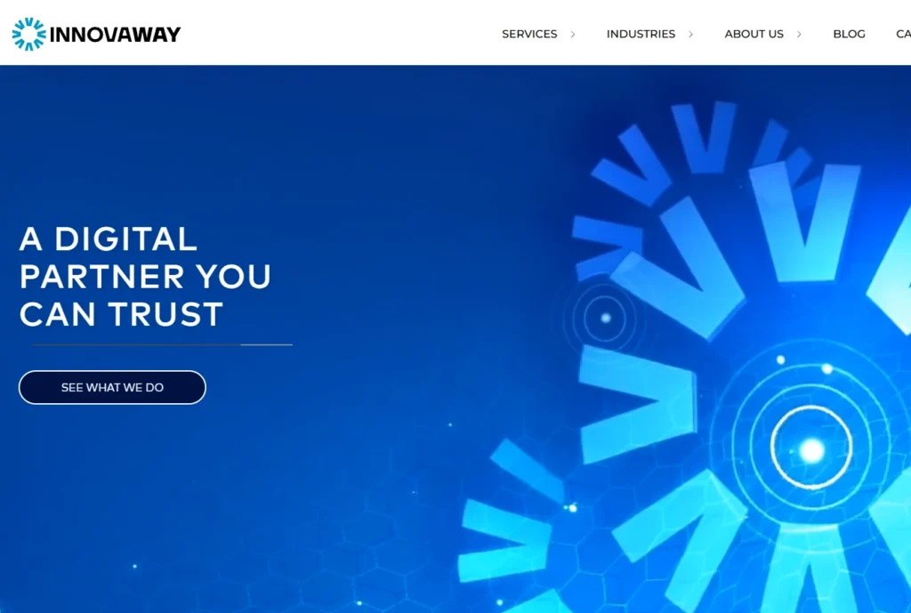 Innovaway Home Screenshot - Стратегическо Партньорство С It Лидера Innovaway