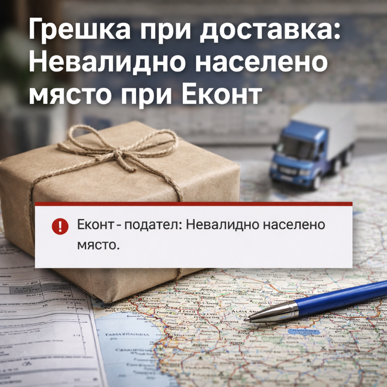 Защо Еконт показва „Невалидно населено място на подателя“ в WooCommerce с Българизация (и как да го оправите) 2 Ekont-Nevalidno-Naseleno-Mqsto